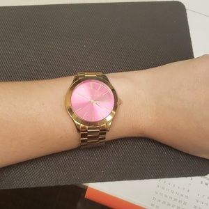 Michael Kors Pink Face Watch